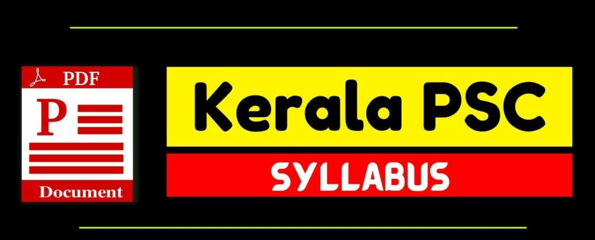 Kerala PSC Syllabus for Homoeopathy Medical Officers and Assistant